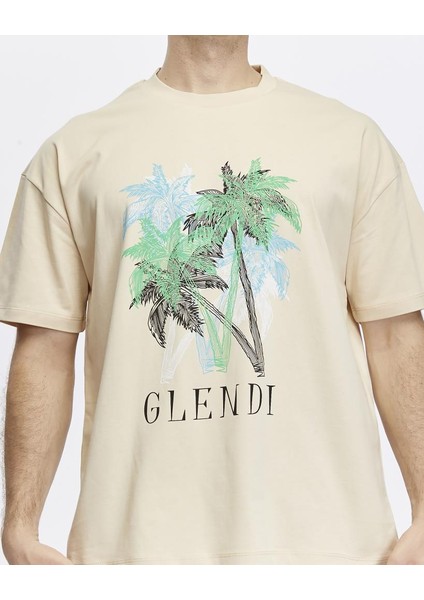 Ağaç Baskılı Oversize Tişört indirimleri