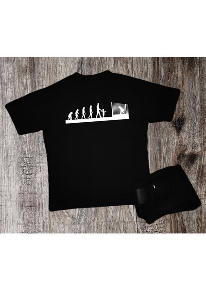 Oversize Unisex Evrim Tasarımlı Tshirt modelleri