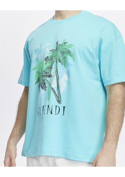 Ağaç Baskılı Oversize Tişört indirimleri