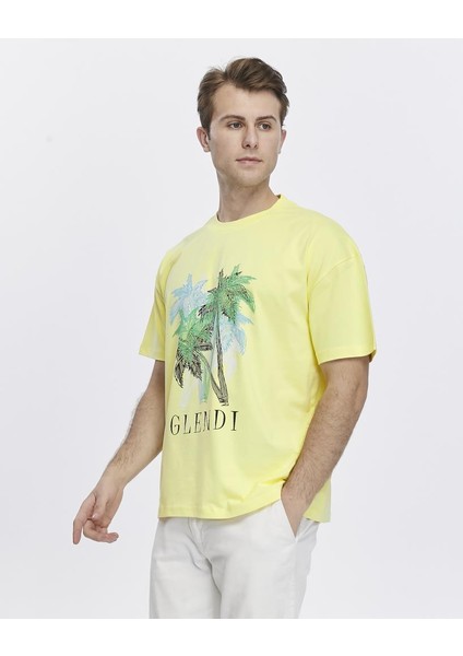 Ağaç Baskılı Oversize Tişört modelleri