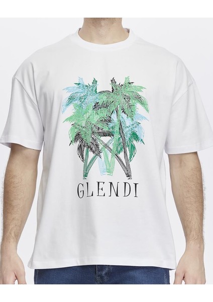 Ağaç Baskılı Oversize Tişört indirimleri