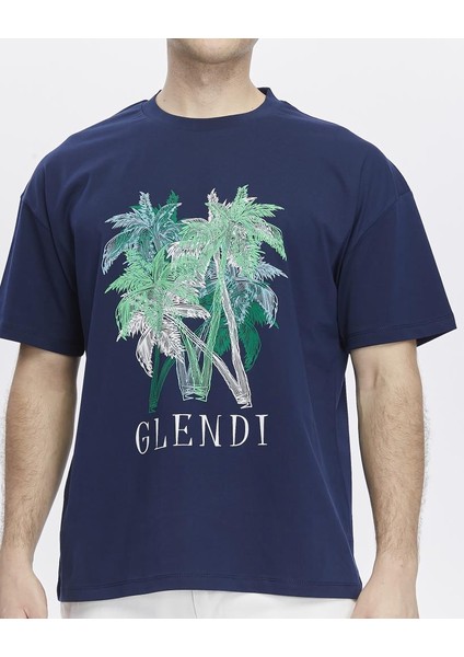 Ağaç Baskılı Oversize Tişört indirimleri