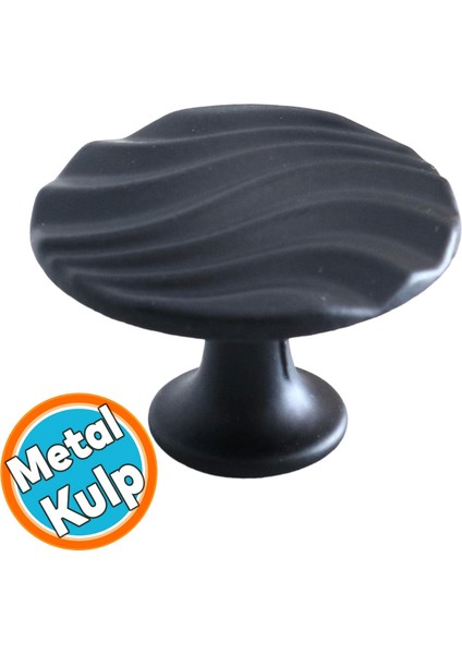 Mat Siyah Kulp Düğme Mobilya Mutfak Dolabı Çekmece Dolap Kulpları Kapak Kulpu Kulb Metal