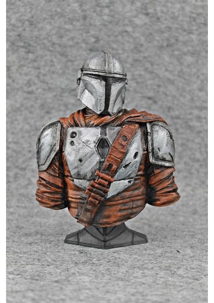 Pwul Works Mandalorian Star Wars 15 cm Boyut Büst / Figür