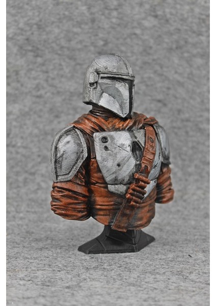 Pwul Works Mandalorian Star Wars 15 cm Boyut Büst / Figür