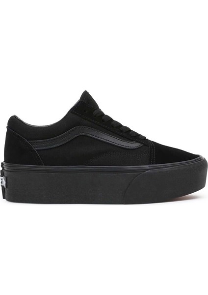 Ua Old Skool Stackform Kadın Günlük Ayakkabı VN0A7Q5MBKA1 Siyah