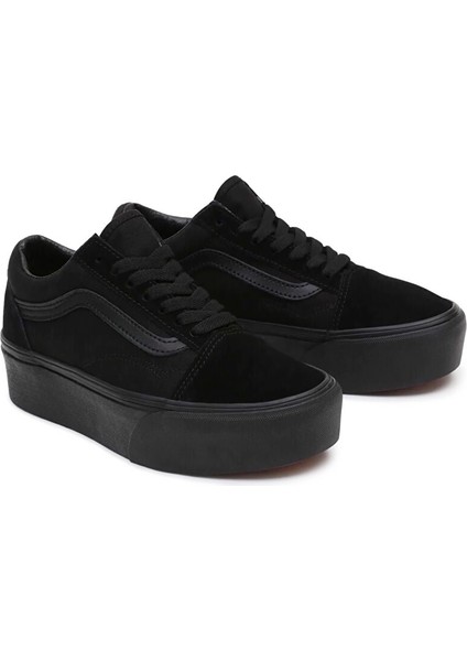 Ua Old Skool Stackform Kadın Günlük Ayakkabı VN0A7Q5MBKA1 Siyah