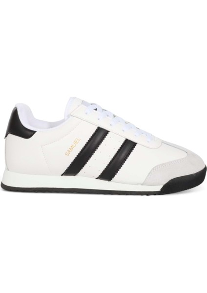 Hammerjack 2033-ROMA Modeli Anatomik Tabanlı Unisex Sneakers Ayakkabı - NKT02033-BEYAZ Siyah-43