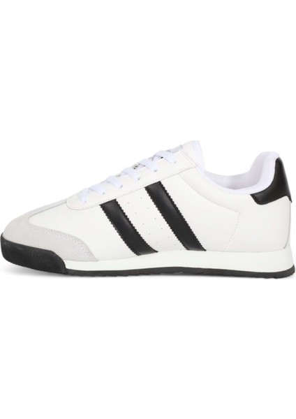 Hammerjack 2033-ROMA Modeli Anatomik Tabanlı Unisex Sneakers Ayakkabı - NKT02033-BEYAZ Siyah-43