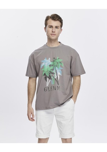 Ağaç Baskılı Oversize Tişört fiyatları