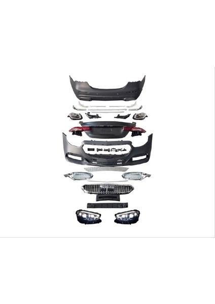 W213 2016-2019 E Serisi Içın 2020+ Maybach Görünüm Body Kıt