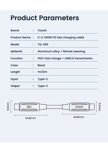 240W USB C Tipi C Kablo Pd3.1 48V 5A Süper Hızlı Şarj Kablosu Tip C iPhone Xiaomi Samsung Macbook