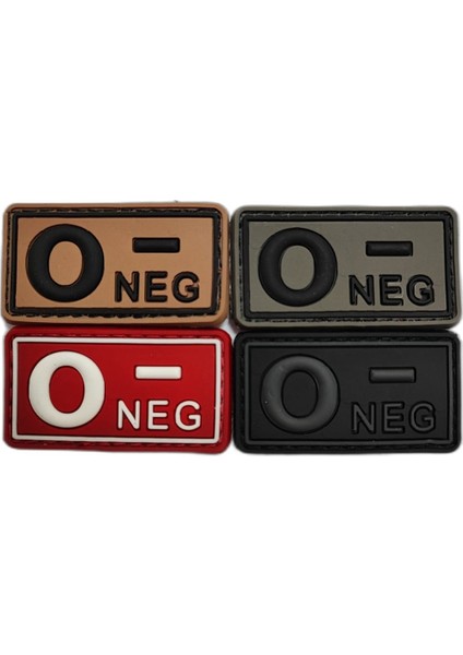 0 Neg- Plastik Kan Grubu Patch