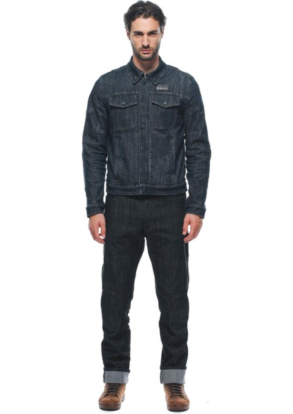 Blue Denim Tekstil Mont