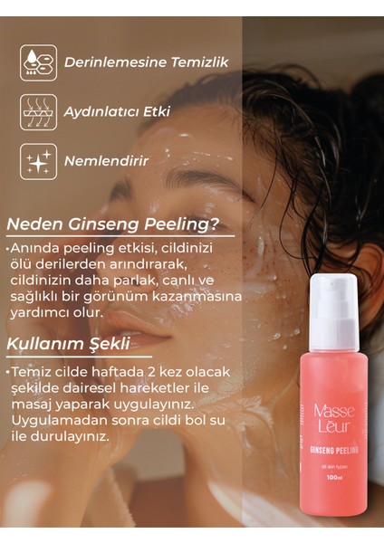Leke Karşıtı Serum ve Kore Ginseng Özlü Çilek Peeling 2'li Leke Bakım Seti indirimleri