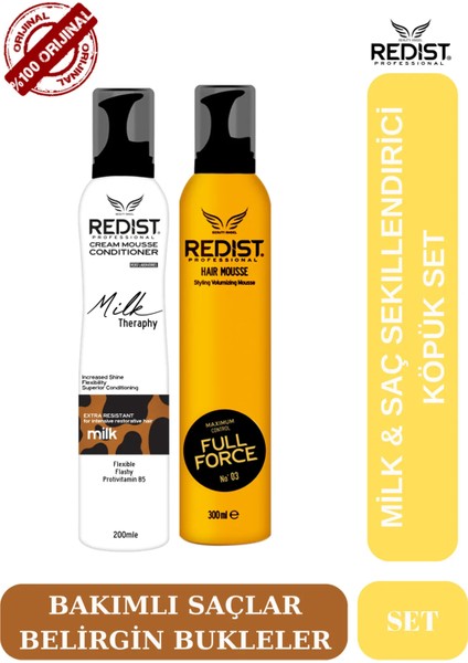 Milk Saç Bakım Köpüğü ve Full Force Saç Köpüğü 2'li Set fiyatları