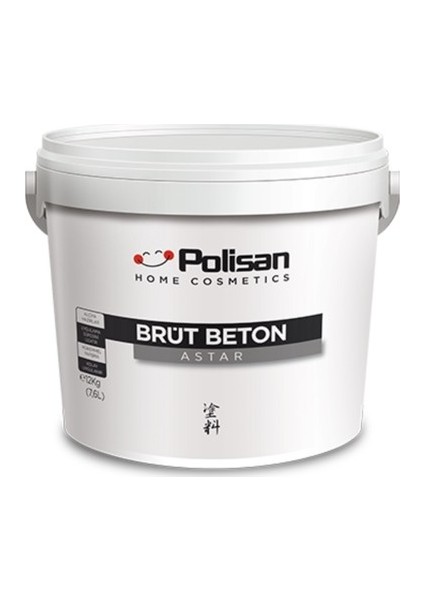 Popüler Brüt Beton Astarı Yeşil 12 kg