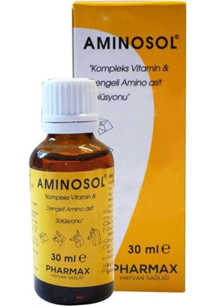 Aminosol Kedi, Köpek Kuş ve At Vitamini 30 ml