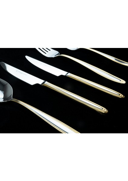 Beylerbeyi Gold 84 Parça Çatal Kaşık Bıçak Takımı