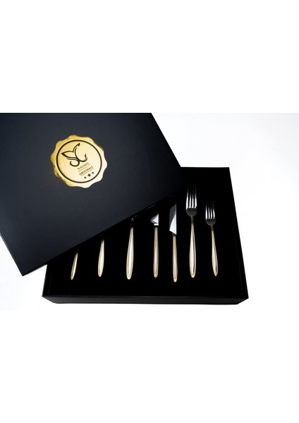 Beylerbeyi Gold 84 Parça Çatal Kaşık Bıçak Takımı