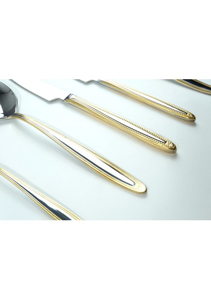 Beylerbeyi Gold 84 Parça Çatal Kaşık Bıçak Takımı