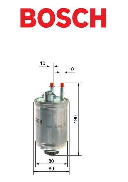 Mazot Filtre NM007 Focus Connect 75/90HP 1.8tdcı 09864B2007