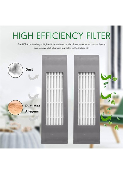 Deebot Ozmo 920 950 Elektrikli Süpürge Parçaları Için Paspas Bezi Filtreleri Yan Fırça Seti, 3xfilters, 4xside Fırça, 5xmop Bezleri (Yurt Dışından)