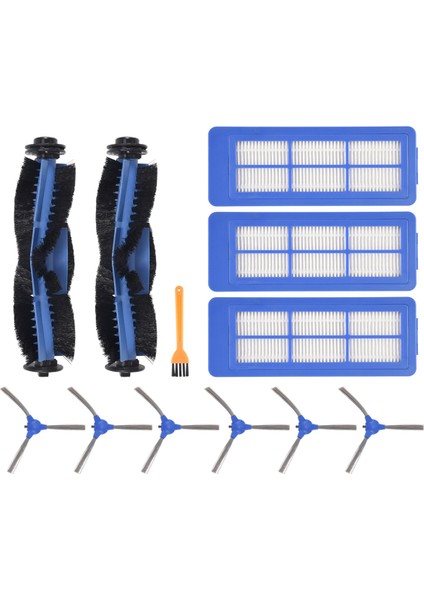 Robovac 11S Max,robovac 30C Max, Robovac G10, Robovac G30, EDGE-13PCS Yedek Parçalar Fırça Filtresi Için Set (Yurt Dışından)