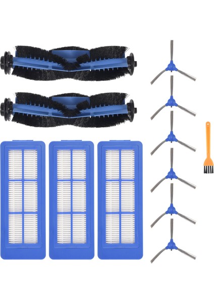 Robovac 11S Max,robovac 30C Max, Robovac G10, Robovac G30, EDGE-13PCS Yedek Parçalar Fırça Filtresi Için Set (Yurt Dışından)