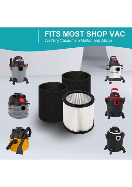 Mağaza 90304 90350 90333 Için Yedek Filtre, 5 Galon ve Üzeri Islak/kuru Elektrikli Süpürgelere Uyumludur (Yurt Dışından) fiyatları