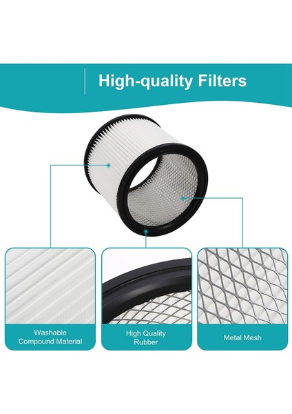 Mağaza 90304 90350 90333 Için Yedek Filtre, 5 Galon ve Üzeri Islak/kuru Elektrikli Süpürgelere Uyumludur (Yurt Dışından) modelleri