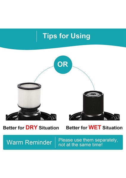 Mağaza 90304 90350 90333 Için Yedek Filtre, 5 Galon ve Üzeri Islak/kuru Elektrikli Süpürgelere Uyumludur (Yurt Dışından) fırsatları