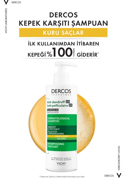 Yüz Temizleme Jeli Hediyeli Dercos Kepek Karşıtı Şampuan (Kuru Saçlar)