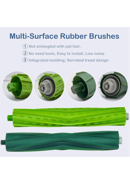 Combo J7+ J7 Plus Elektrikli Süpürge Parçaları Için Yedek Parçalar (J7 Için Değil), Kauçuk Fırçalar Hepa Filtreler (Yurt Dışından) fırsatları