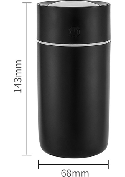 Aromaterapi Nemlendirici 320 ml Renkli Atmosfer Işıkları Araba Uçucu Yağ Difüzörü USB Hava Ultrasonik Aroma Yayıcı (Yurt Dışından)