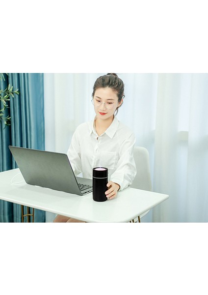 Aromaterapi Nemlendirici 320 ml Renkli Atmosfer Işıkları Araba Uçucu Yağ Difüzörü USB Hava Ultrasonik Aroma Yayıcı (Yurt Dışından)