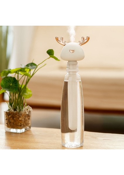 Nemlendirici Küçük Araba USB Sis Su Şişesi Taşınabilir Ultrasonik Püskürtücü Ofis Yoga Desteği Için Uçucu Yağ Difüzörü Akıllı Güç Kapalı Nemlendirici Beyaz (Yurt Dışından) modelleri