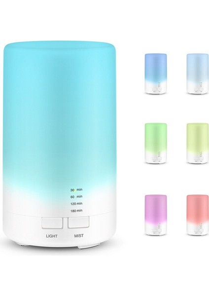 7 Renk Gece Lambası USB Şarj Hava Ultrasonik Nemlendirici Aromaterapi Uçucu Yağ Difüzörü Ev Araba Ofis Için (Yurt Dışından)