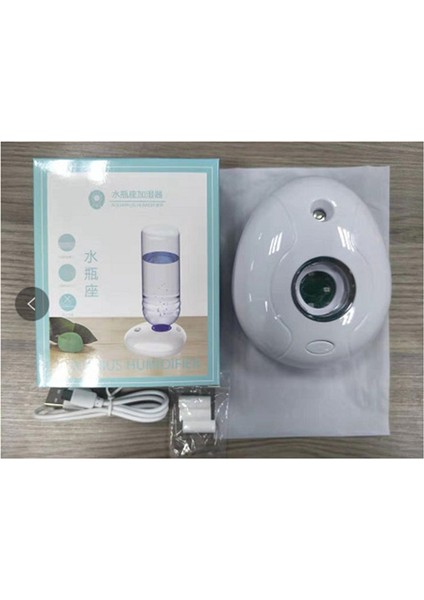 Hava Nemlendirici USB LED Gece Lambası Aroma Difüzör, Ev Ofis Nemlendirme Için Taşınabilir Şişe Tutucu Nemlendirici (Yurt Dışından) modelleri
