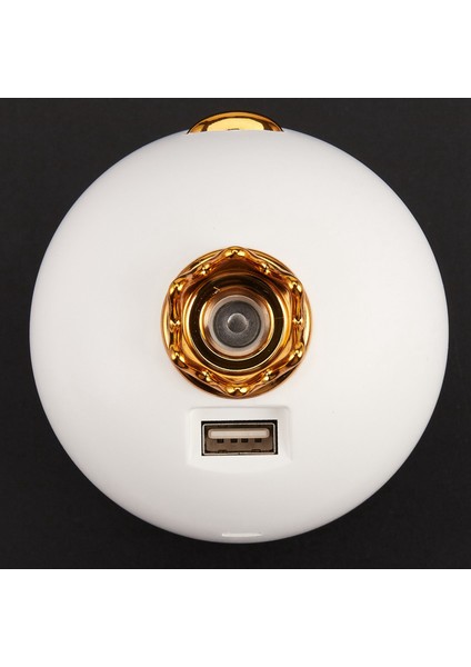 250 ml Ultrasonik Hava Nemlendirici Aroma Esansiyel Yağı Difüzör Ev Araba USB Sisleyici Mist Maker ile 7 Renk LED Gece Lambası Beyaz (Yurt Dışından) fırsatları