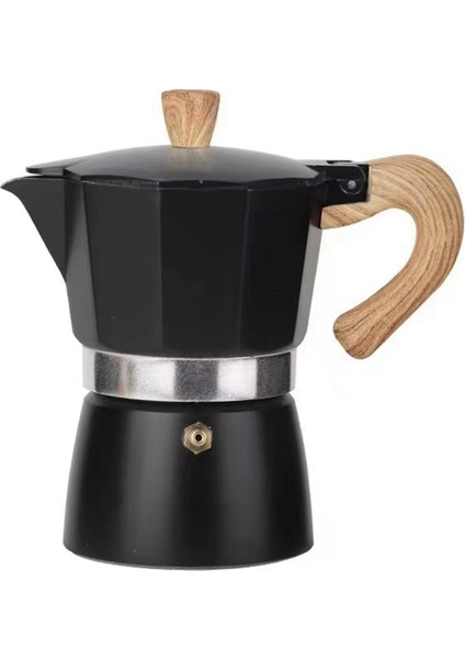 150ML Alüminyum Tip Moka Tencere Espresso Kahve Makinesi Soba Ev Ofis Kullanımı, A (Yurt Dışından)