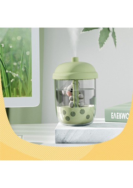 1 Adet Yeni Sevimli Koala Süt Çay Bardağı Nemlendirici Yüksek Sis Ev Küçük Taşınabilir Masaüstü USB Mini Parfüm, Kahverengi (Yurt Dışından) modelleri