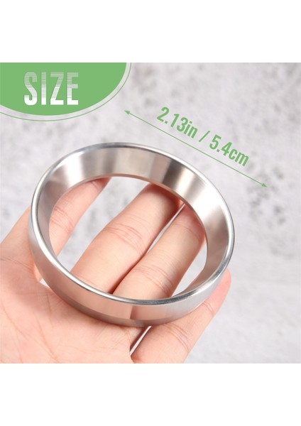 54MM Dozaj Halkası Paslanmaz Çelik Kahve Dozaj Halkası Espresso Dozaj Hunisi Kahve Protafiltre Halkası 54MM Portafilter Için (Yurt Dışından)