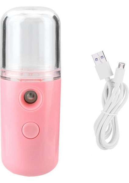 Taşınabilir Nano Su Yenileyici Nemlendirici USB Şarj El Sprey Nemlendirici Ofis Seyahati Için Uygun (Pembe) (Yurt Dışından)