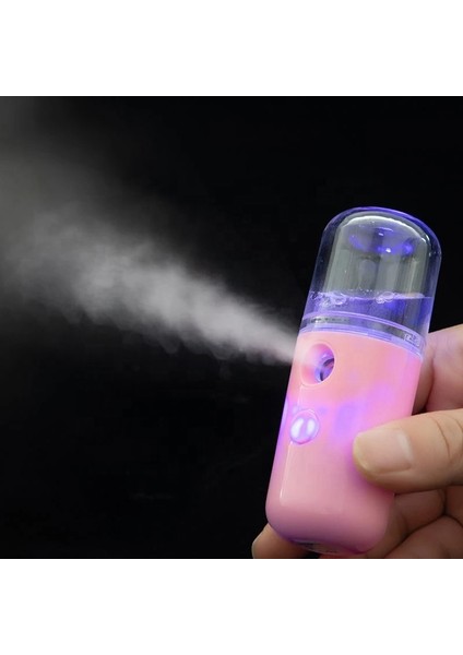 Taşınabilir Nano Su Yenileyici Nemlendirici USB Şarj El Sprey Nemlendirici Ofis Seyahati Için Uygun (Pembe) (Yurt Dışından) fırsatları