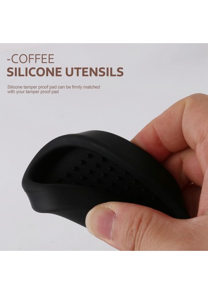 Kahve Sabotajı, Espresso Kahve Presi 49MM Tamper Kahve Silikon Sabotaj Matlı (Yurt Dışından)