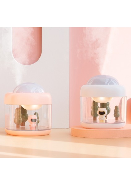 3 In 1 Projeksiyon Lambası Kablosuz Hava Nemlendiriciler Çocuklar Için Yatak Odası Serin Mist Nemlendiriciler Projektör Aroma Humidificador B (Yurt Dışından)