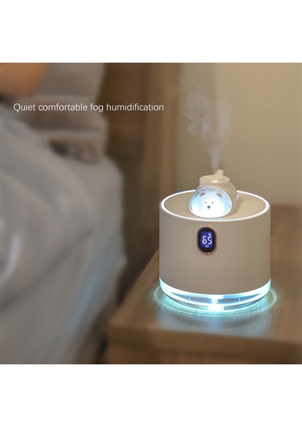 Taşınabilir Sevimli Serin Buharlı Nemlendirici 500 ml Su Hacmi USB Küçük Hava Nemlendirici Ev Yatak Odası Ofis Masası Araba Seyahat Için B (Yurt Dışından) modelleri