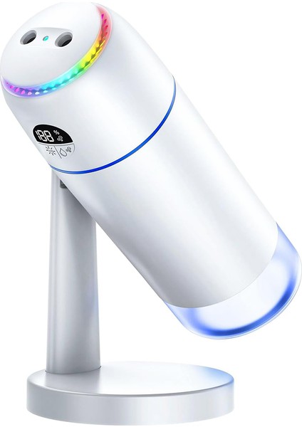 Masaüstü Negatif Iyonlar Nemlendirici 500 ml Uv Işık Dezenfekte Edici Ultrasonik Nemlendirici, USB Şarj Edilebilir Araç Nemlendirici (Yurt Dışından)