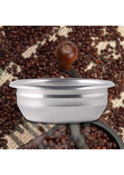 Fincan Espresso Yarı Otomatik Kahve Filtresi Paslanmaz Çelik Tozu Bira Kase Dipsiz Filtre Kahve Fincanı Filtresi (Yurt Dışından)